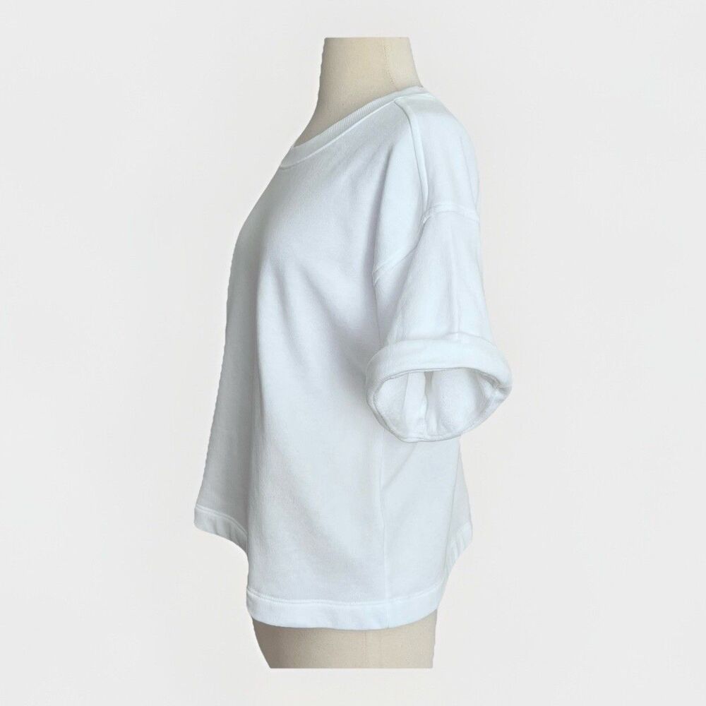 Nation LTD Los Angeles Bane Sweatshirt Tee Womens Sz Medium White Capsule Clean - Picture 4 of 8